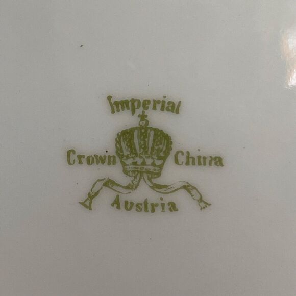 Vintage Imperial Crown Porcelain Plate China Austria The Rivals by Victor Venner - Picture 8 of 8